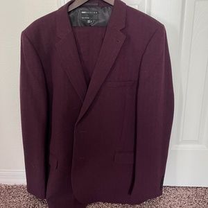 Men's ASOS Burgundy Suit Set